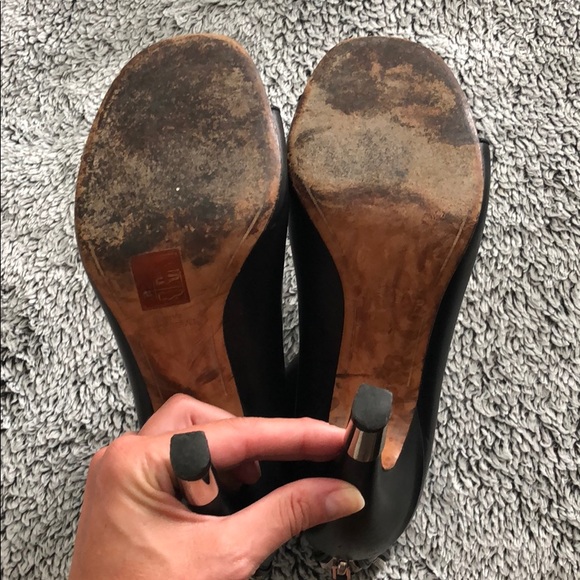 Givenchy Leather Open Toed Booties - Picture 6 of 8